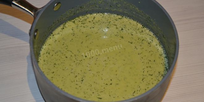 Рецепт постный суп-пюре из зеленого горошка