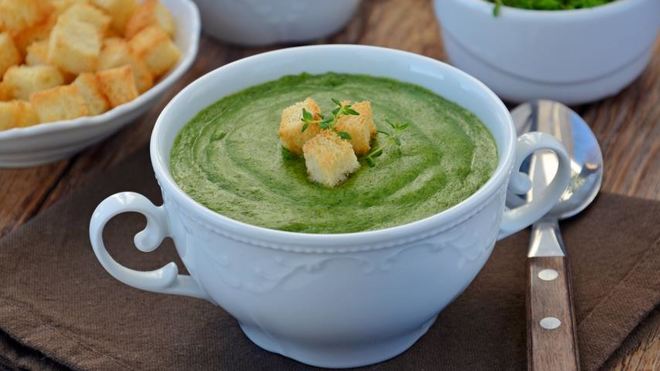 Рецепт Рисовый суп-пюре со шпинатом