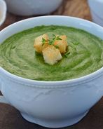 Рисовый суп-пюре со шпинатом