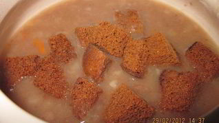 Рецепт Суп-пюре чесночно-фасолевыйПостные дни