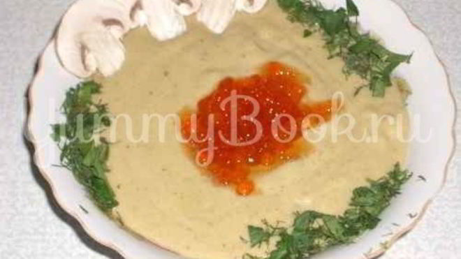 Рецепт Суп-пюре грибной с беконом