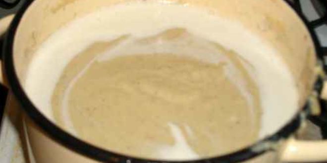 Рецепт суп-пюре грибной с беконом