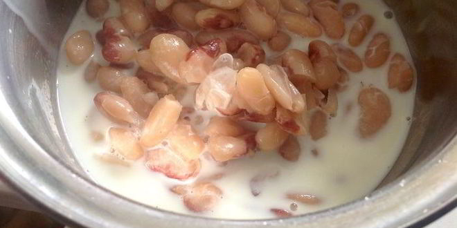 Рецепт суп-пюре из белой фасоли с баклажанами