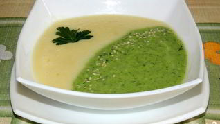 Рецепт Суп-пюре из брокколи и кабачков