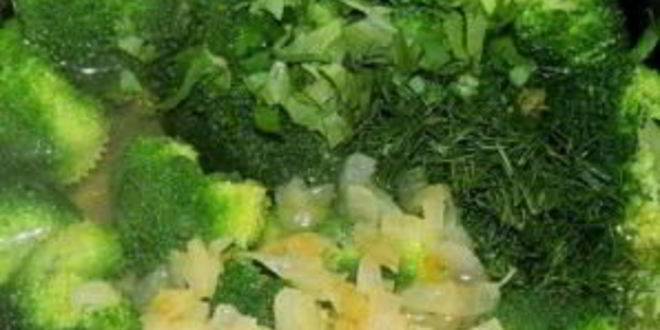 Рецепт суп-пюре из брокколи и кабачков