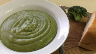 Рецепт Суп-пюре из брокколи постный