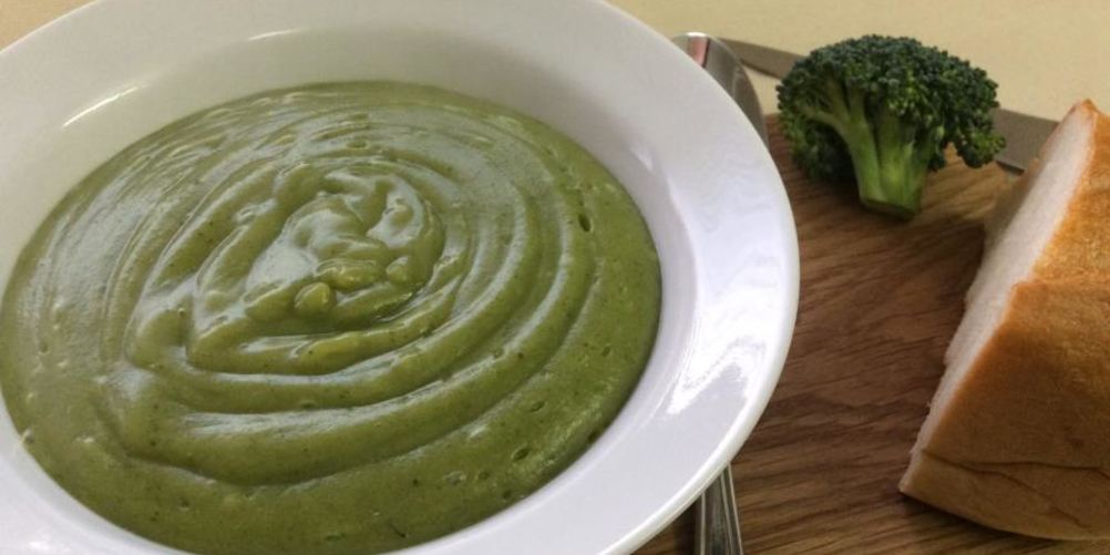 Как приготовить суп-пюре из брокколи постный