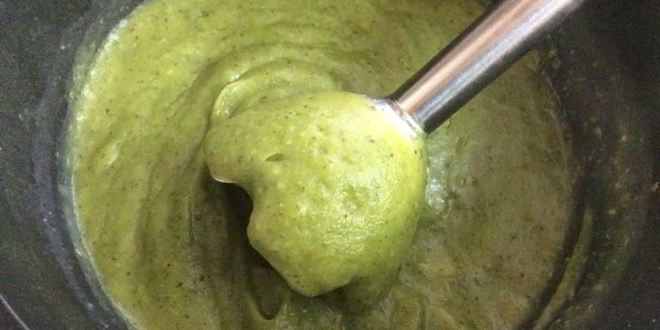 Рецепт суп-пюре из брокколи постный