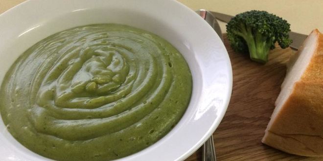 Рецепт суп-пюре из брокколи постный