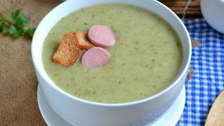 Рецепт Суп-пюре из брокколи со сливками