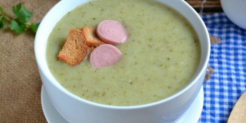 Как приготовить суп-пюре из брокколи со сливками