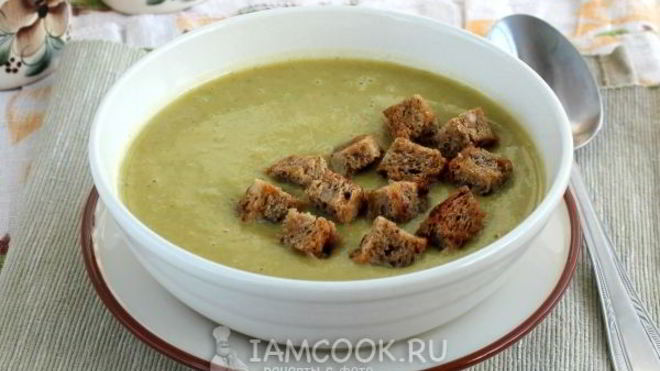 Рецепт Суп-пюре из брокколи в мультиварке