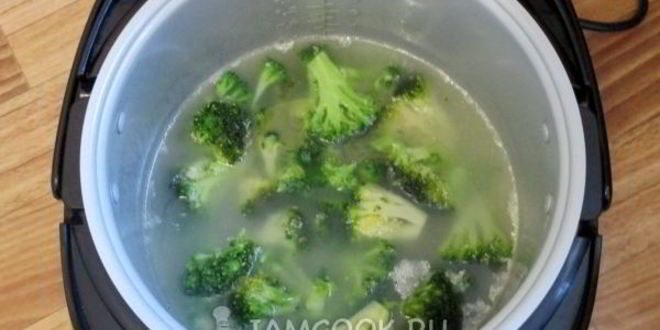 Рецепт суп-пюре из брокколи в мультиварке