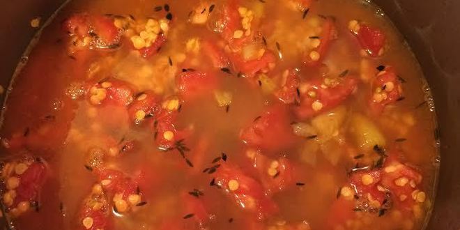 Рецепт суп-пюре из чечевицы