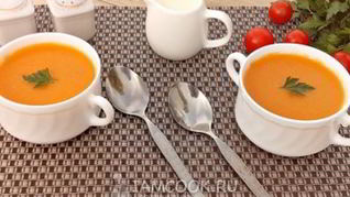 Рецепт Суп-пюре из кабачков с рисом