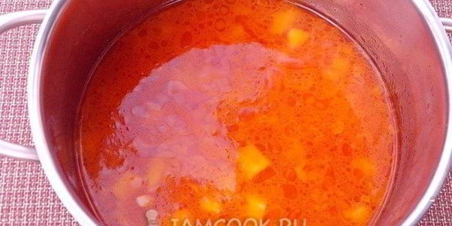 Рецепт супа-пюре из кабачков с рисом