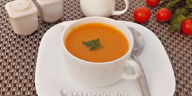 Рецепт супа-пюре из кабачков с рисом
