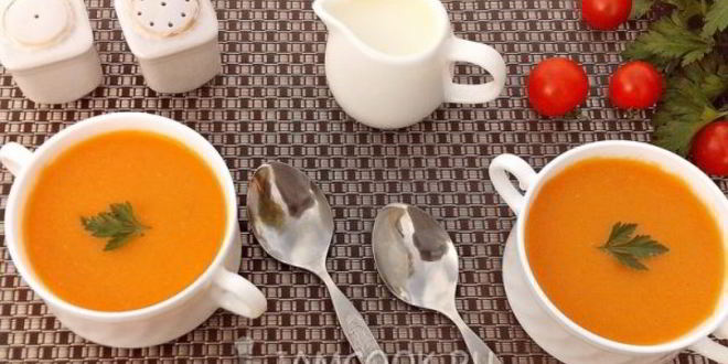 Рецепт супа-пюре из кабачков с рисом