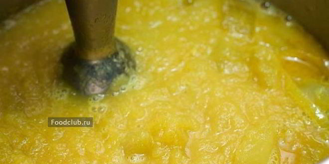 Рецепт суп-пюре из кабачков