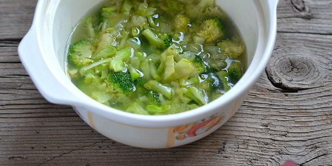 Рецепт суп пюре из капусты брокколи