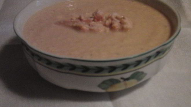 Рецепт Суп-пюре из красной рыбки