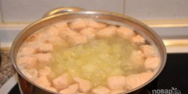 Рецепт суп-пюре из лосося со сливками