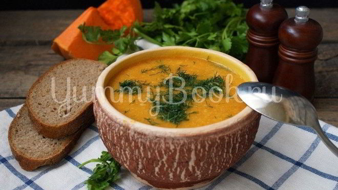 Рецепт Суп-пюре из нута с тыквой