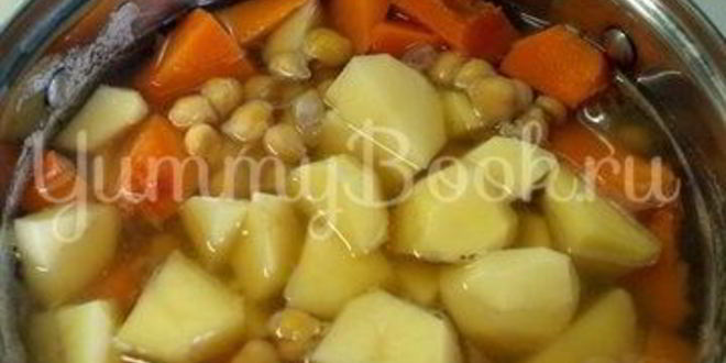 Рецепт суп-пюре из нута с тыквой