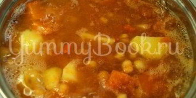 Рецепт суп-пюре из нута с тыквой