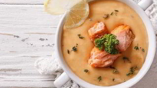 Рецепт Суп-пюре из семги