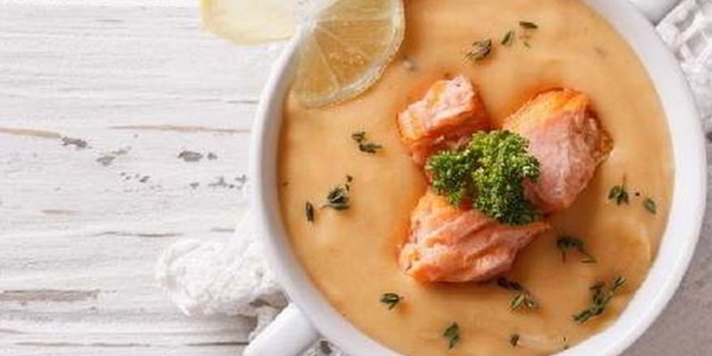 Как приготовить суп-пюре из семги