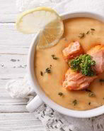 Суп-пюре из семги