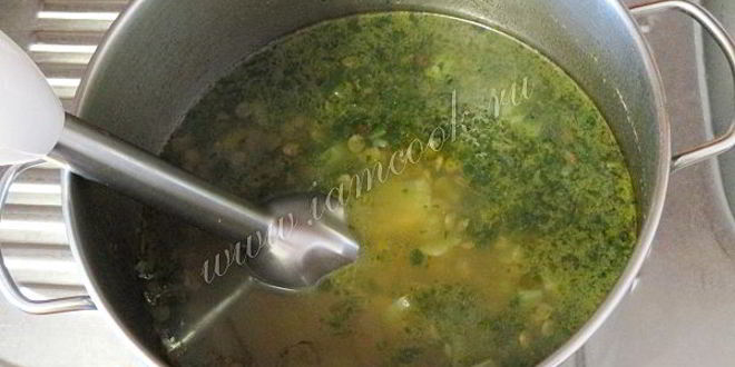 Рецепт суп пюре из шпината