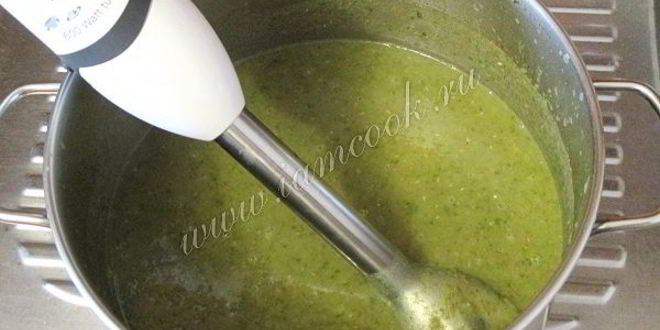 Рецепт суп пюре из шпината