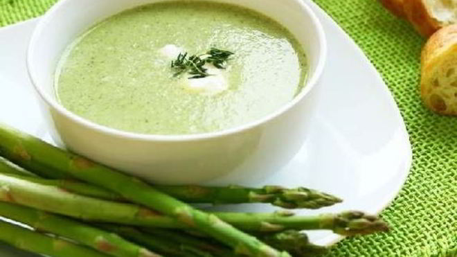 Рецепт Суп-пюре из спаржи