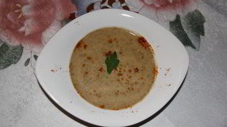 Рецепт Суп пюре из телятины со спаржей и шпинатом