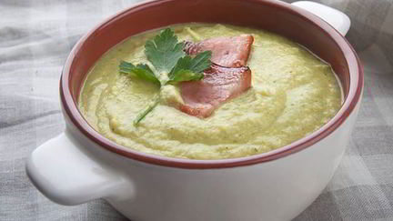 Рецепт Суп-пюре из цуккини с гребешками