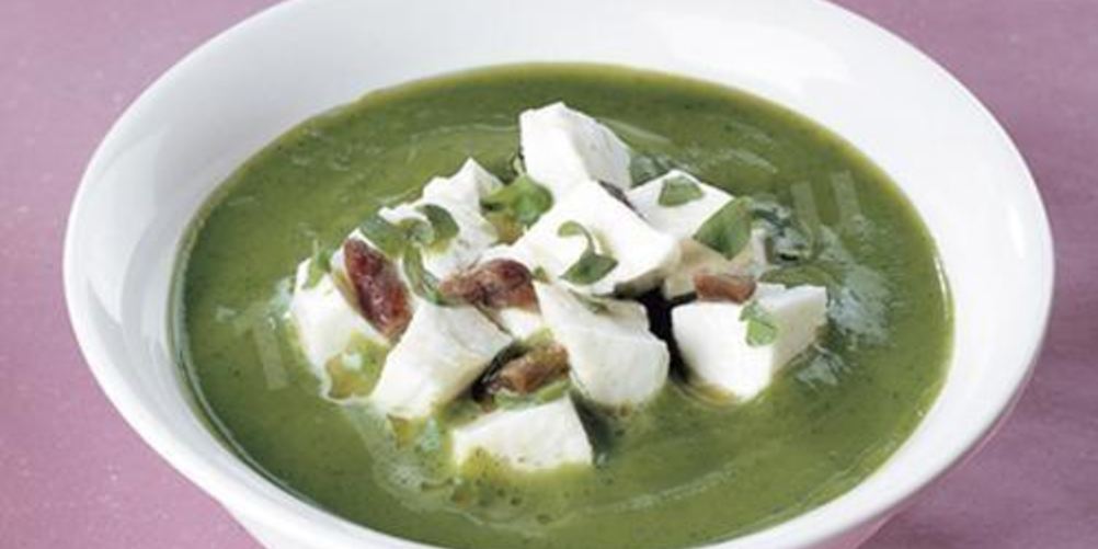 Как приготовить суп-пюре из цуккини с моццареллой