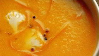 Рецепт Суп-пюре из цветной капусты с морковью