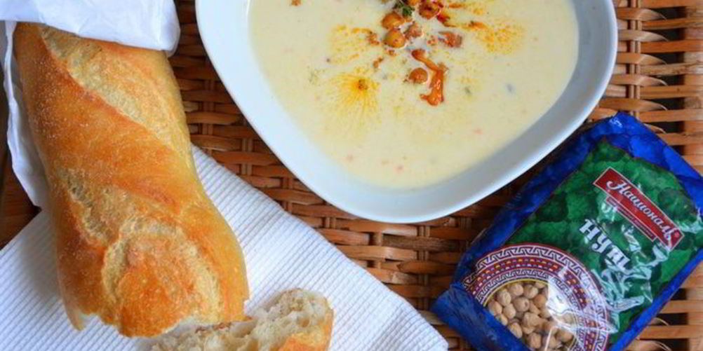 Как приготовить суп-пюре из цветной капусты с нутом