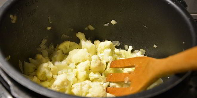 Рецепт суп-пюре из цветной капусты с нутом