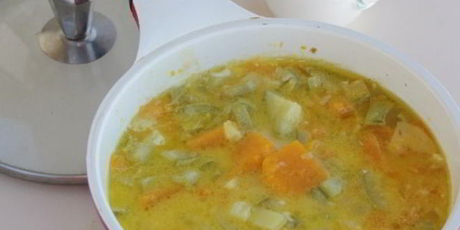 Рецепт суп-пюре из тыквы и кабачков