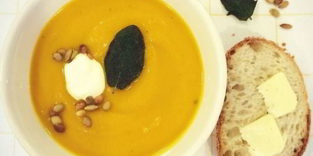 Как приготовить суп пюре из тыквы с яблоком