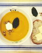 Суп пюре из тыквы с яблоком