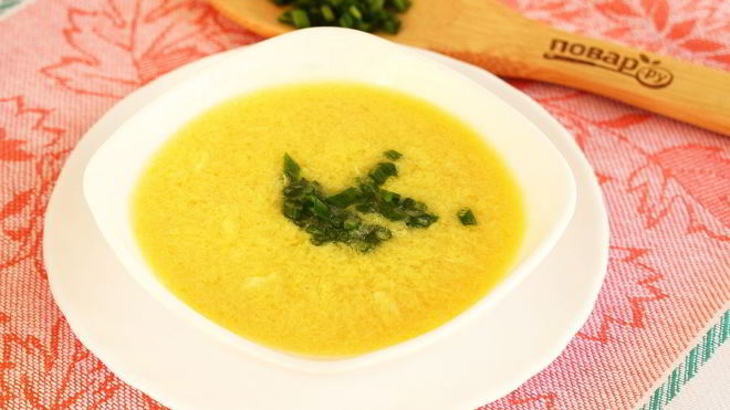 Рецепт Суп-пюре из яиц