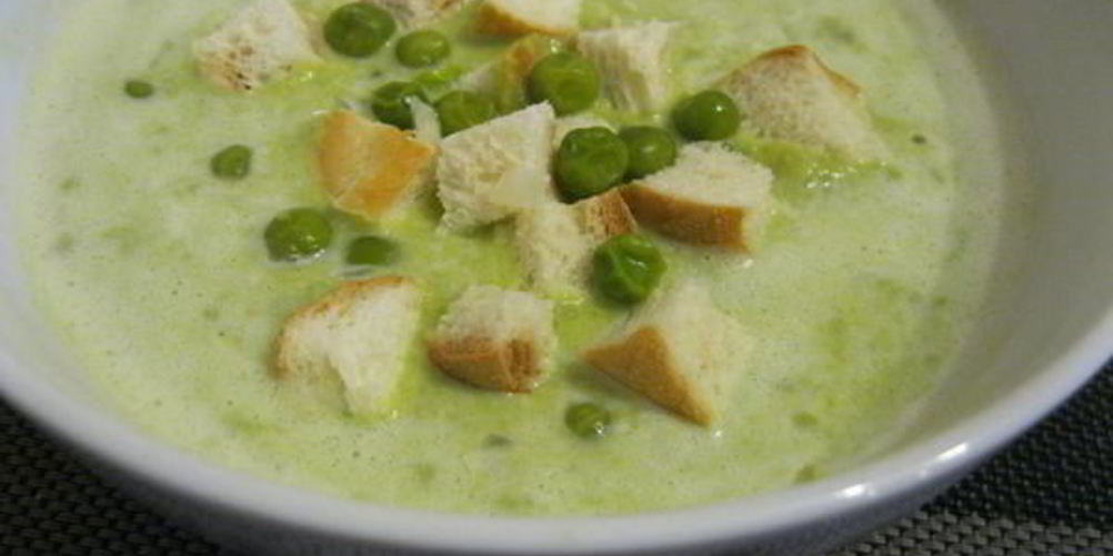 Как приготовить суп-пюре из зеленого горошка