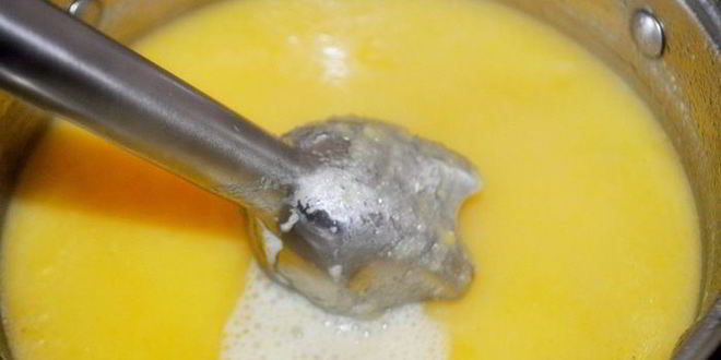 Рецепт суп-пюре овощной с ветчиной