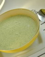 Суп-пюре с брокколи и плавленым сыром