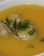 Суп-пюре с фрикадельками