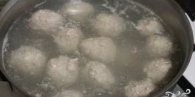 Рецепт суп-пюре с фрикадельками